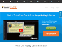 Tablet Screenshot of graphixmagix.com